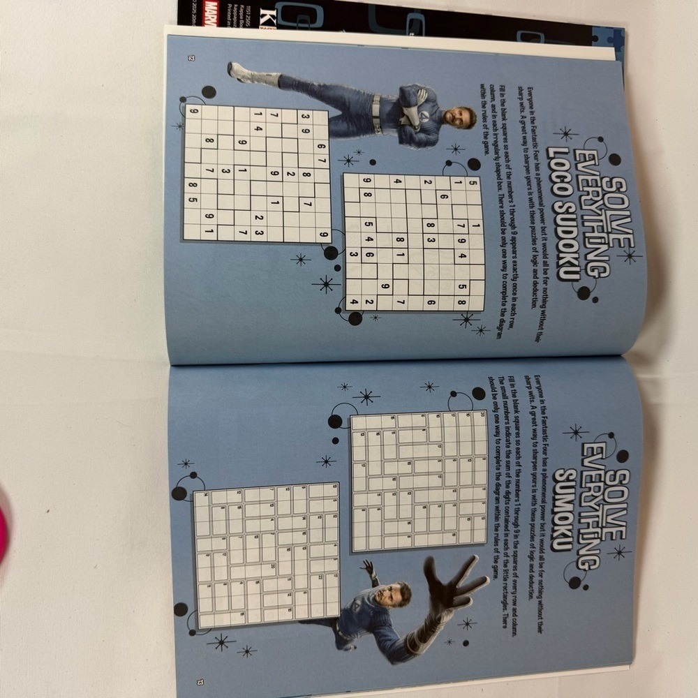 Marvel Studios Fantastic 4 First Steps Variety Puzzles Activities Vol 1 & 2 Set - Picture 8 of 8